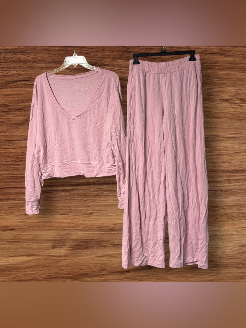 lululemon BeCalm Scoop-Neck Pullover & BeCalm Mid-Rise Wide-Leg Pants